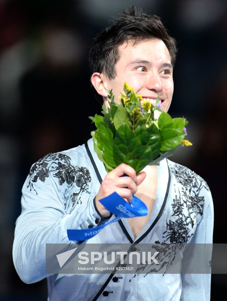 2014 Winter Olympics. Figure skating. Men's singles. Free skating program