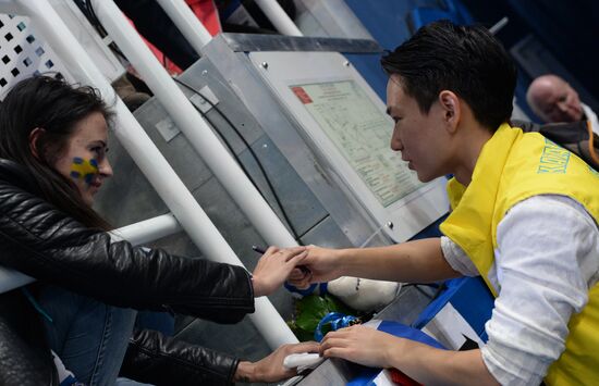 2014 Winter Olympics. Figure skating. Men. Free skating program