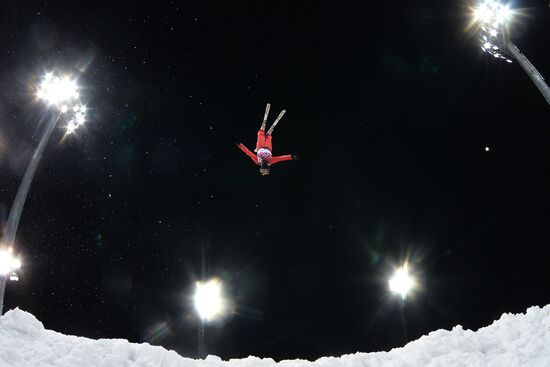 2104 Winter Olympics. Freestyle skiing. Women. Aerials