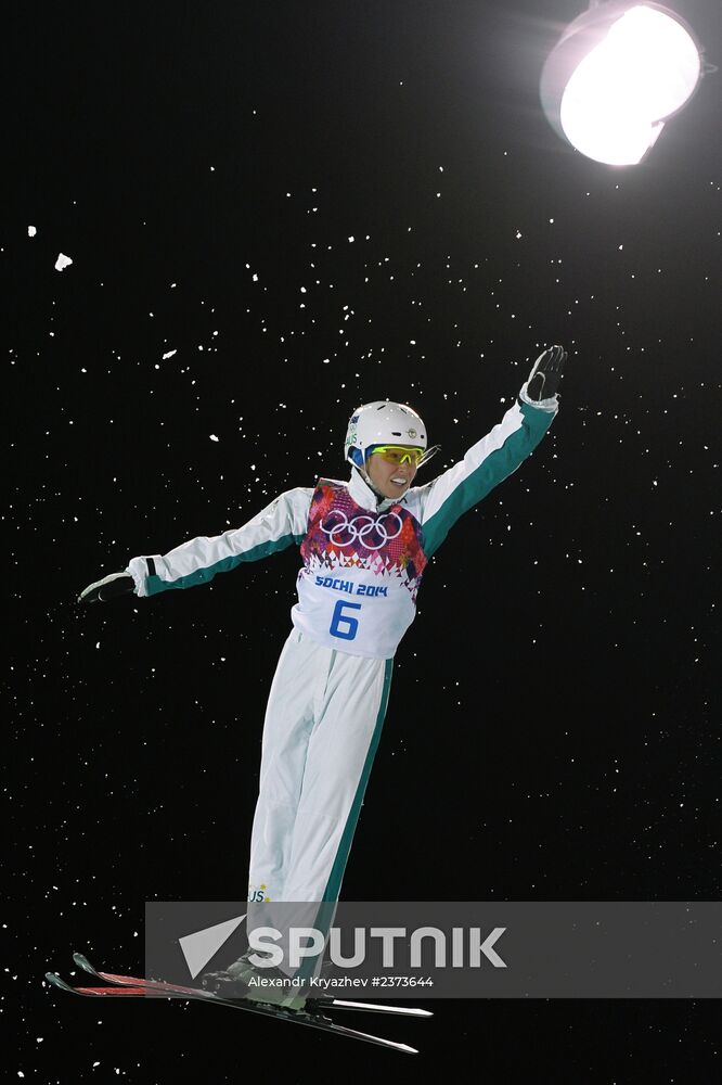 2014 Winter Olympics. Freestyle skiing. Women. Aerials.