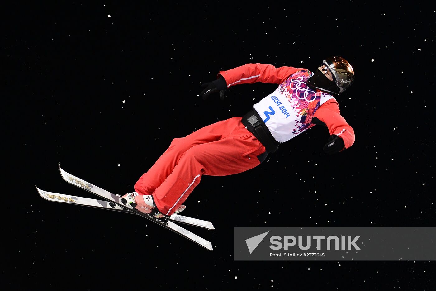 2014 Winter Olympics. Freestyle skiing. Women. Aerials.