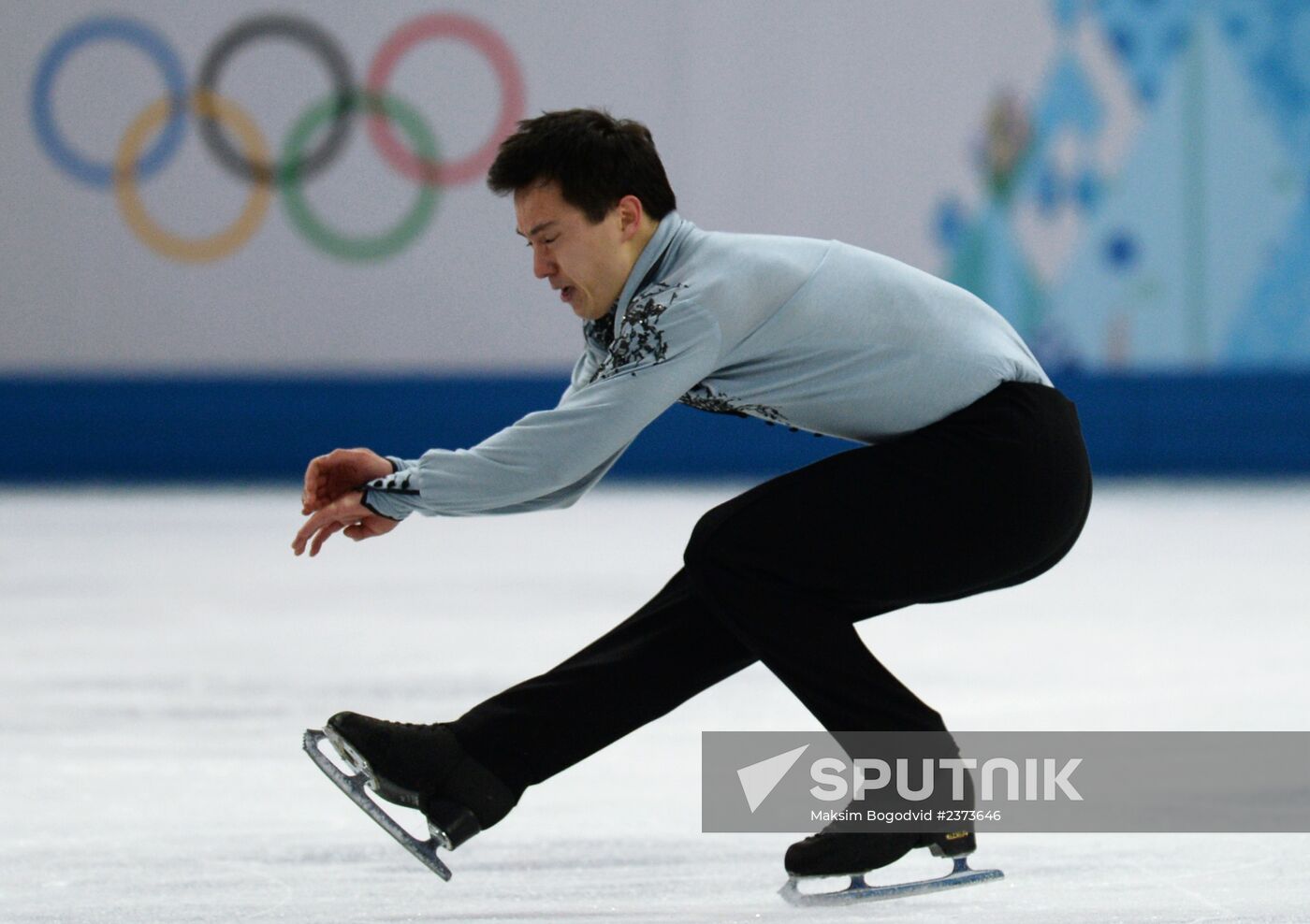 2014 Winter Olympics. Figure skating. Men. Free skating program