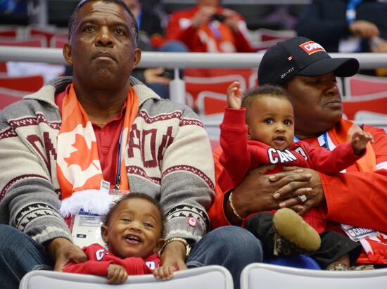 2014 Winter Olympics. Ice hockey. Men. Canada vs. Austria