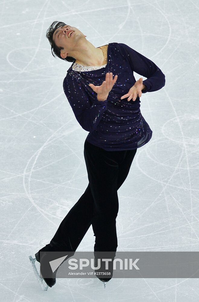 2014 Winter Olympics. Figure skating. Men. Free skating program