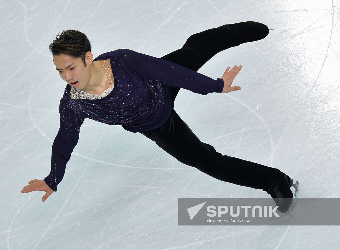 2014 Winter Olympics. Figure skating. Men. Free skating program