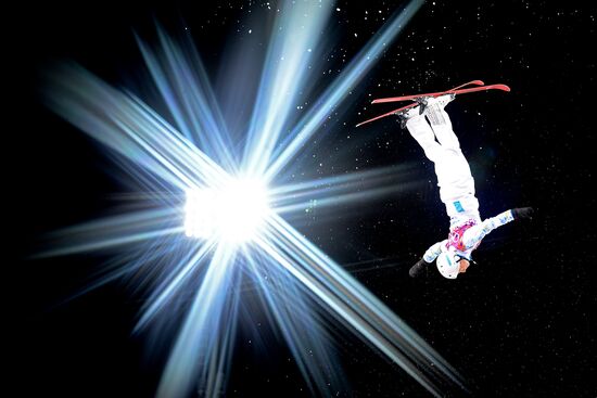 2104 Winter Olympics. Freestyle skiing. Women. Aerials