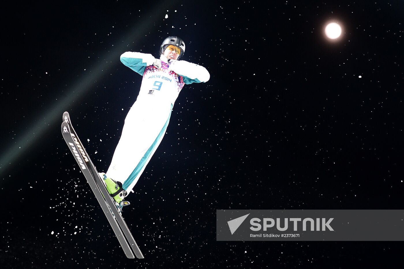 2104 Winter Olympics. Freestyle skiing. Women. Aerials