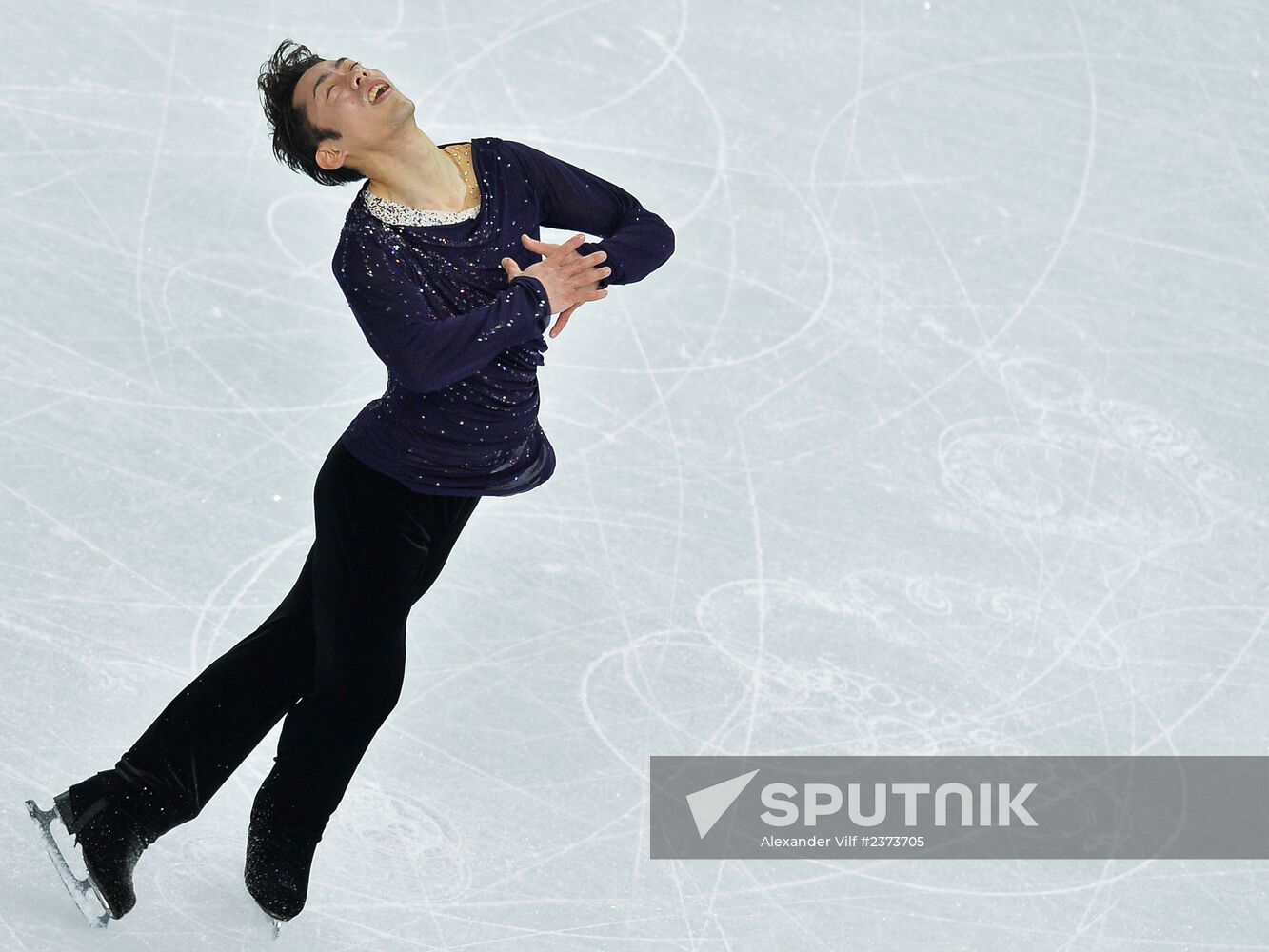 2014 Winter Olympics. Figure skating. Men. Free skating program