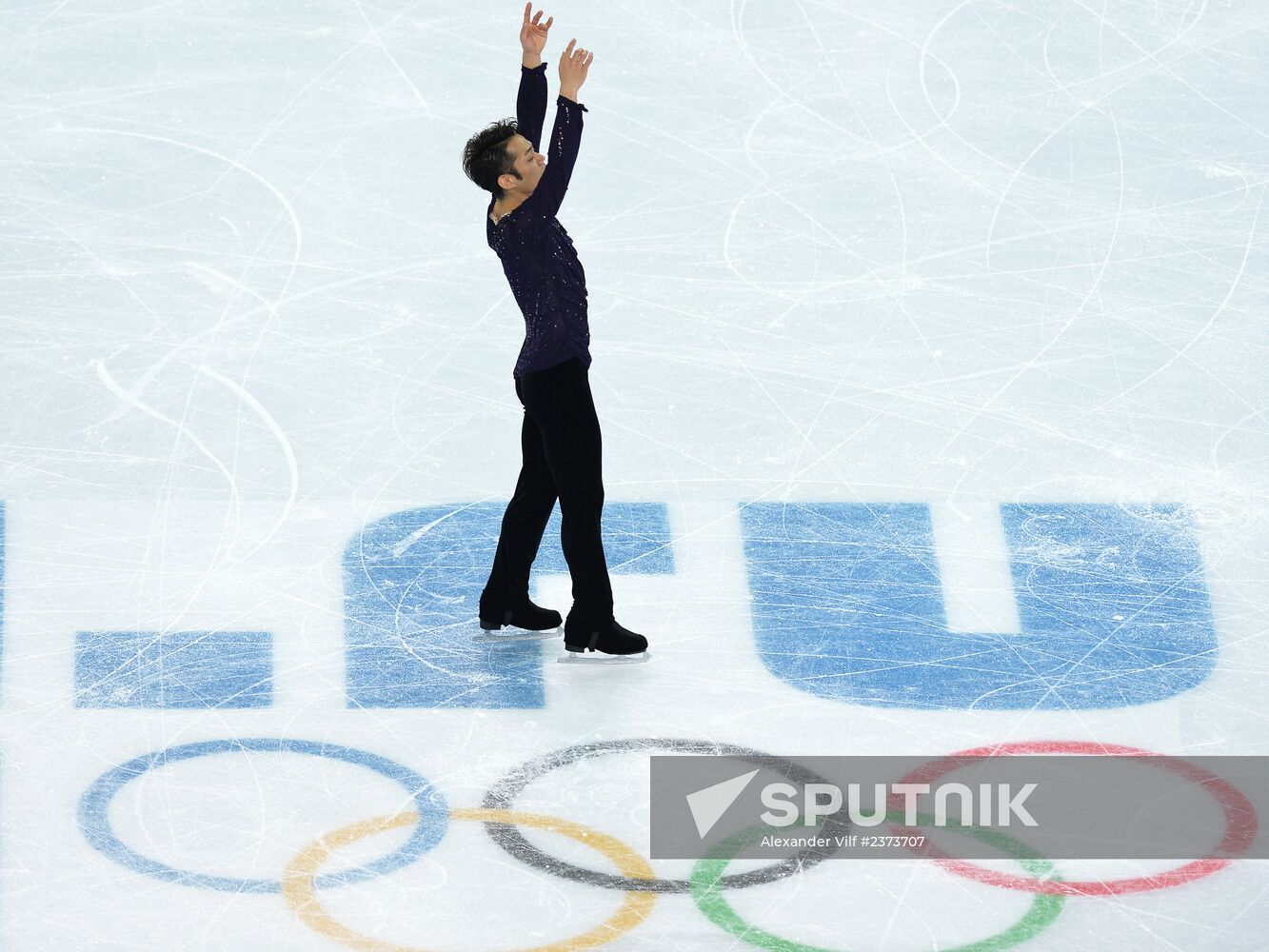 2014 Winter Olympics. Figure skating. Men. Free skating program