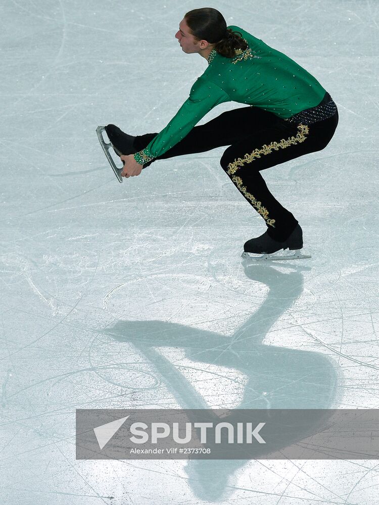 2014 Winter Olympics. Figure skating. Men. Free skating program