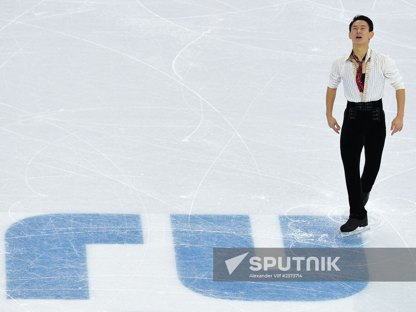 2014 Winter Olympics. Figure skating. Men. Free skating program