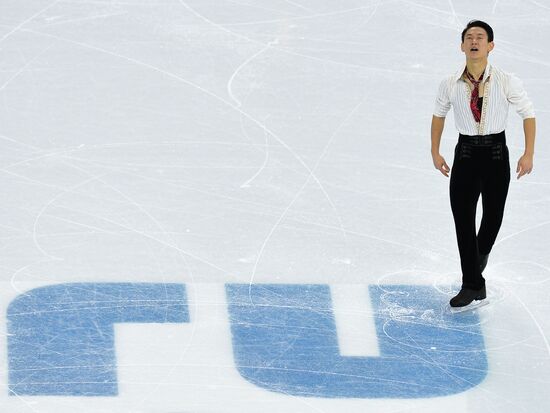 2014 Winter Olympics. Figure skating. Men. Free skating program