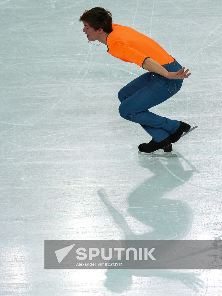 2014 Winter Olympics. Figure skating. Men. Free skating program