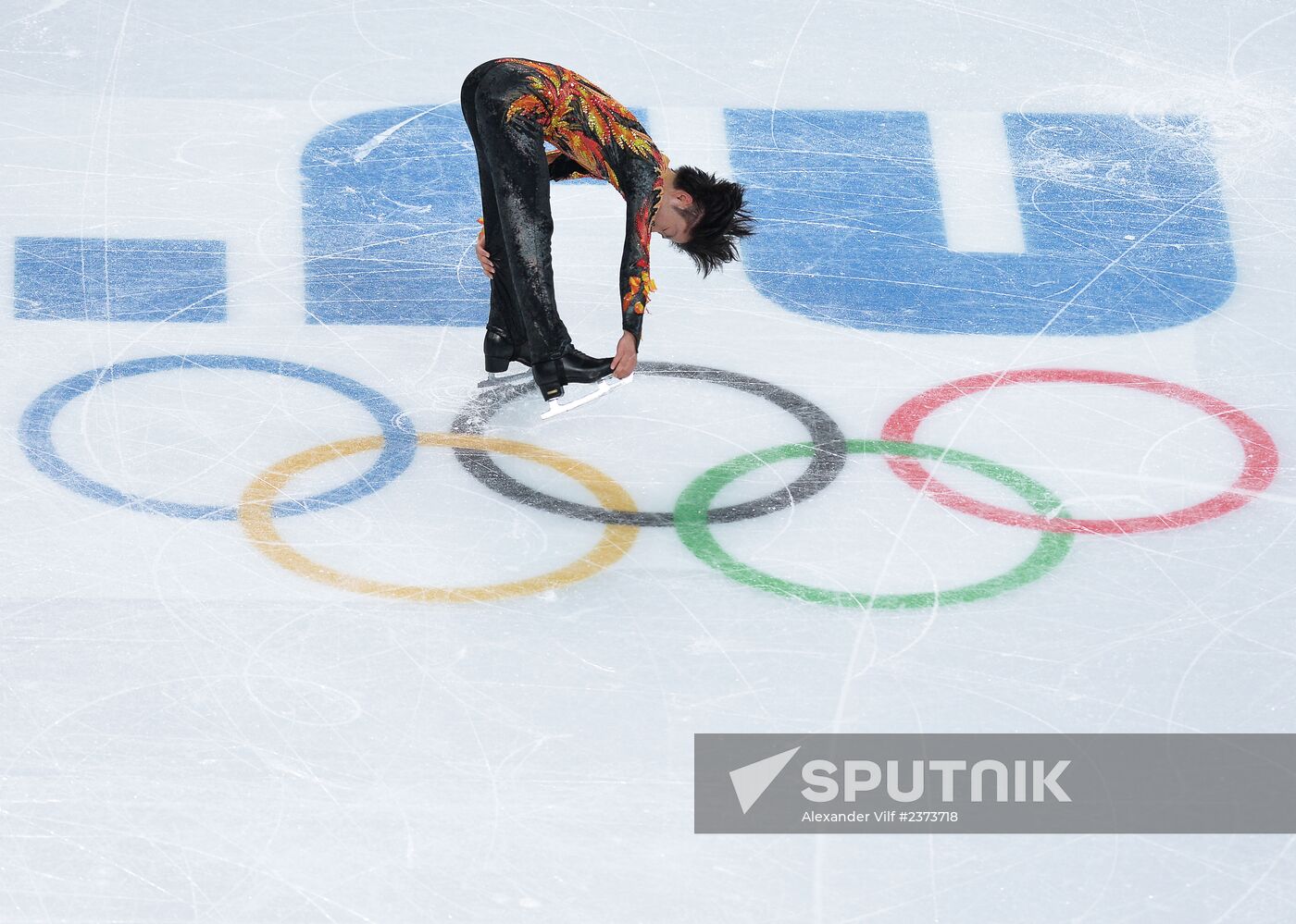 2014 Winter Olympics. Figure skating. Men. Free skating program