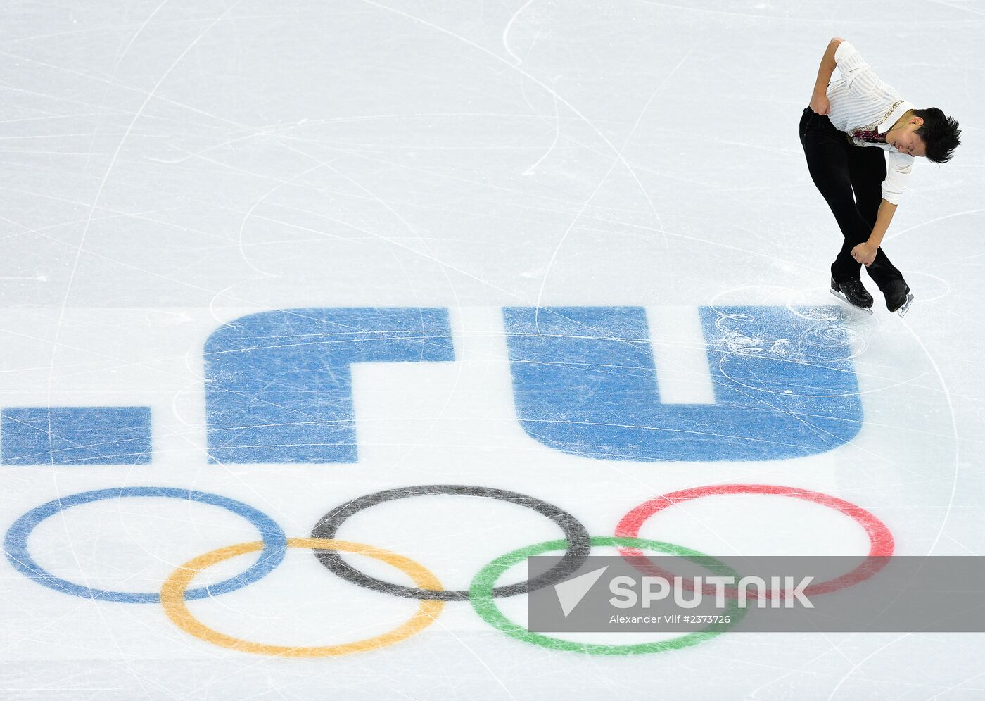 2014 Winter Olympics. Figure skating. Men. Free skating program