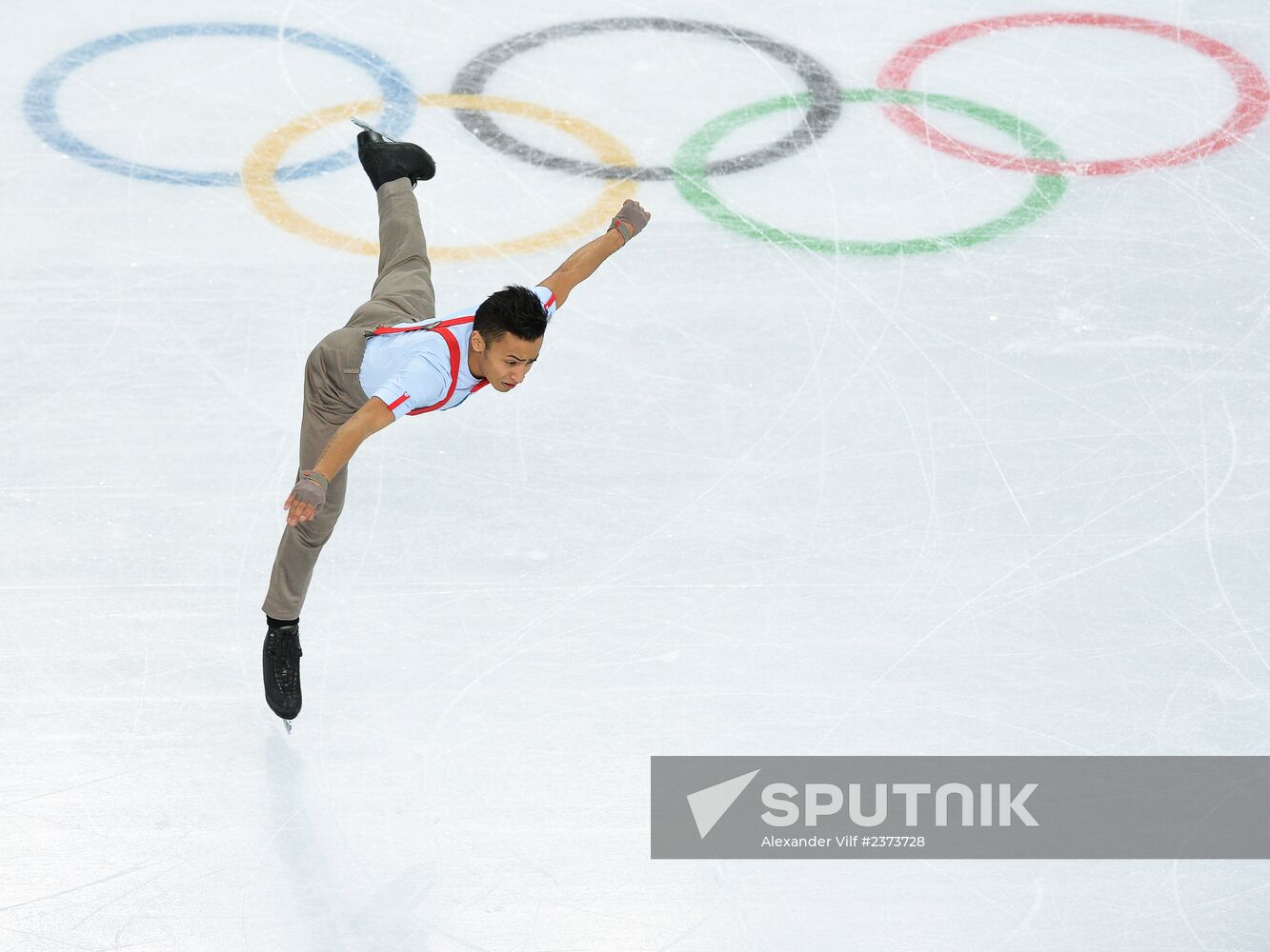 2014 Winter Olympics. Figure skating. Men. Free skating program