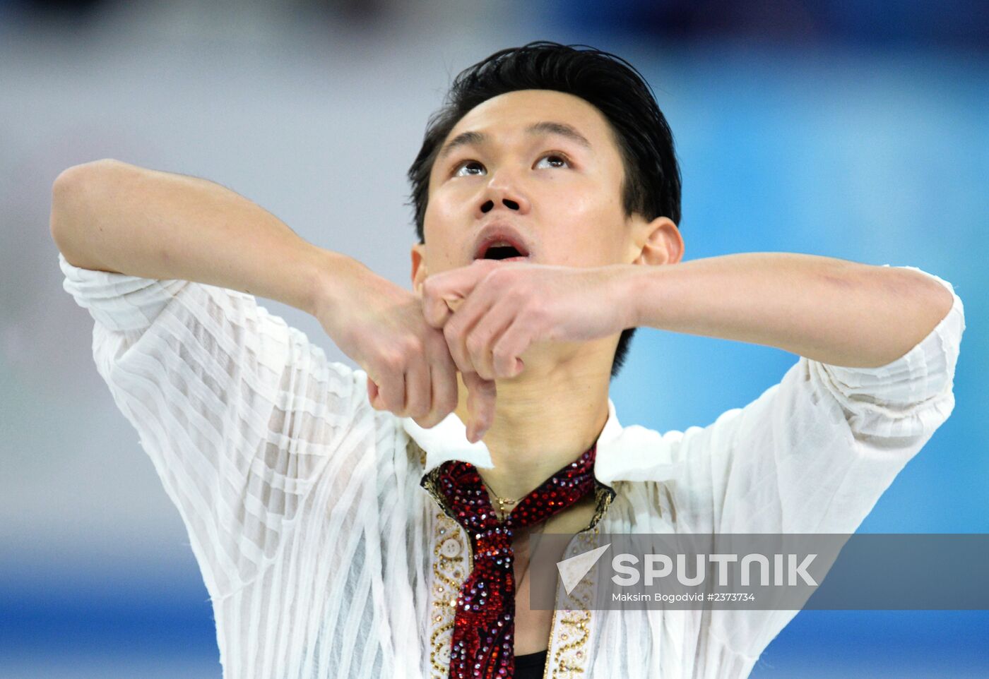 2014 Winter Olympics. Figure skating. Men. Free skating program