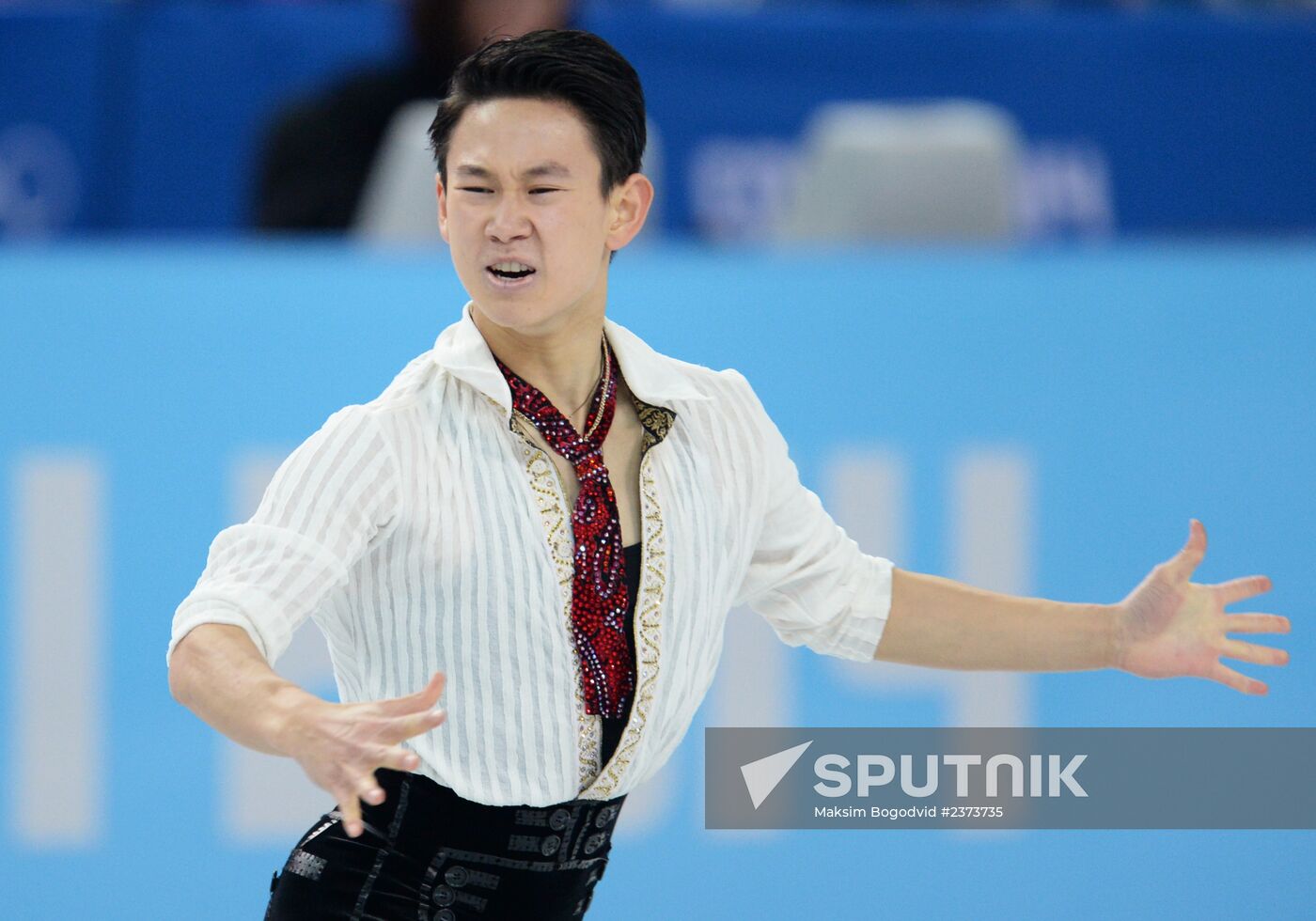 2014 Winter Olympics. Figure skating. Men. Free skating program