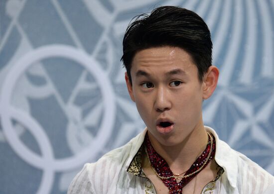 2014 Winter Olympics. Figure skating. Men's singles. Free skating