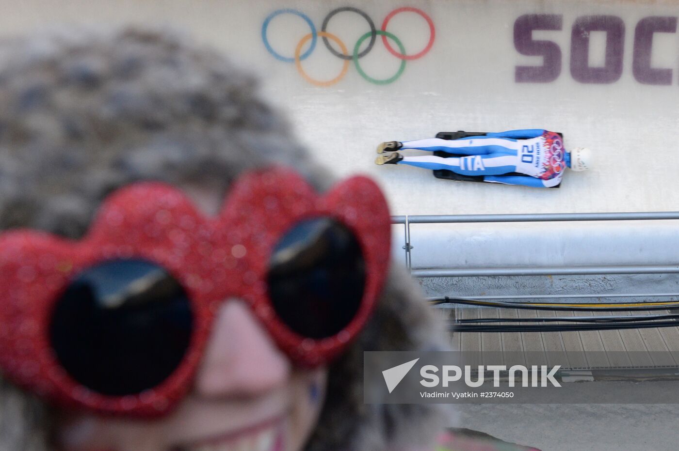 2014 Winter Olympics. Skeleton. Men. Day One