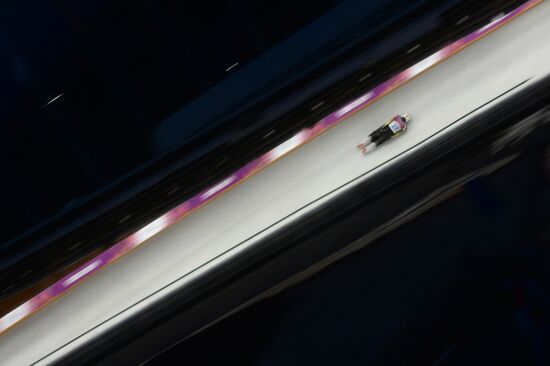 2014 Winter Olympics. Skeleton. Men. Day One