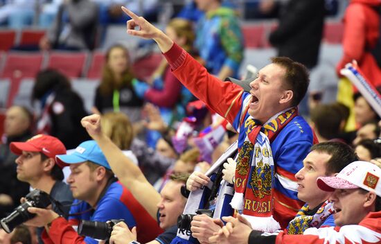 2014 Winter Olympics. Ice hockey. Men. USA vs. Russia