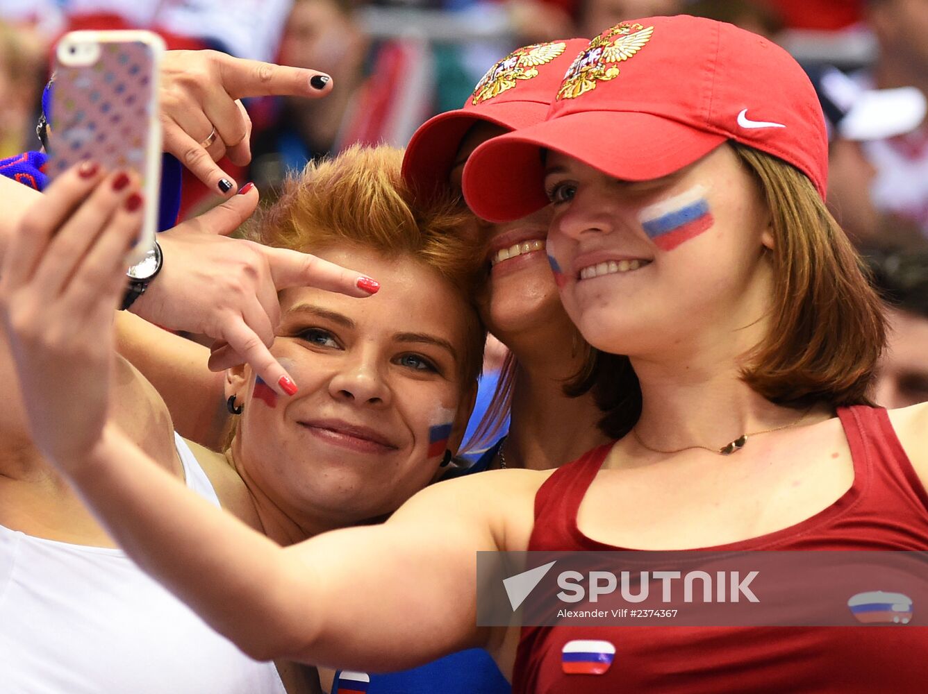 2014 Winter Olympics. Ice hockey. Men. USA vs. Russia