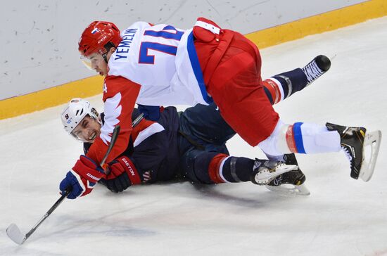2014 Winter Olympics. Ice hockey. Men. USA vs. Russia