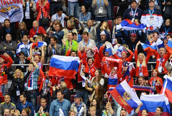 2014 Winter Olympics. Ice hockey. Men. USA vs. Russia