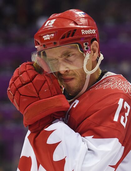 2014 Winter Olympics. Ice hockey. Men. USA vs. Russia