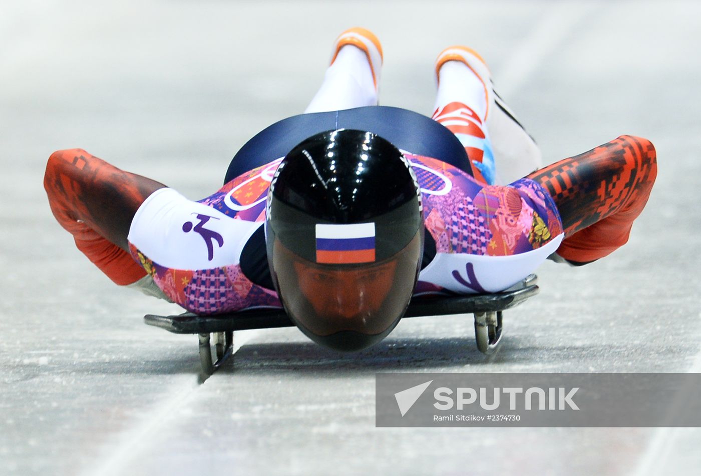 2014 Winter Olympics. Skeleton. Men. Day Two