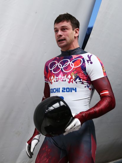 2014 Winter Olympics. Skeleton. Men. Day Two