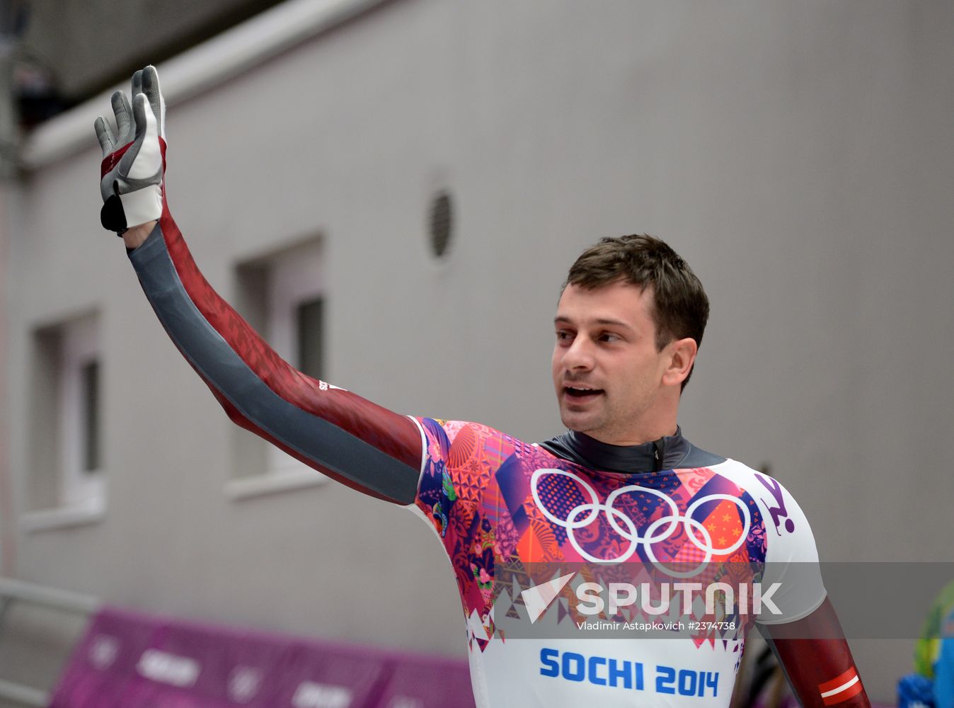 2014 Winter Olympics. Skeleton. Men. Day Two