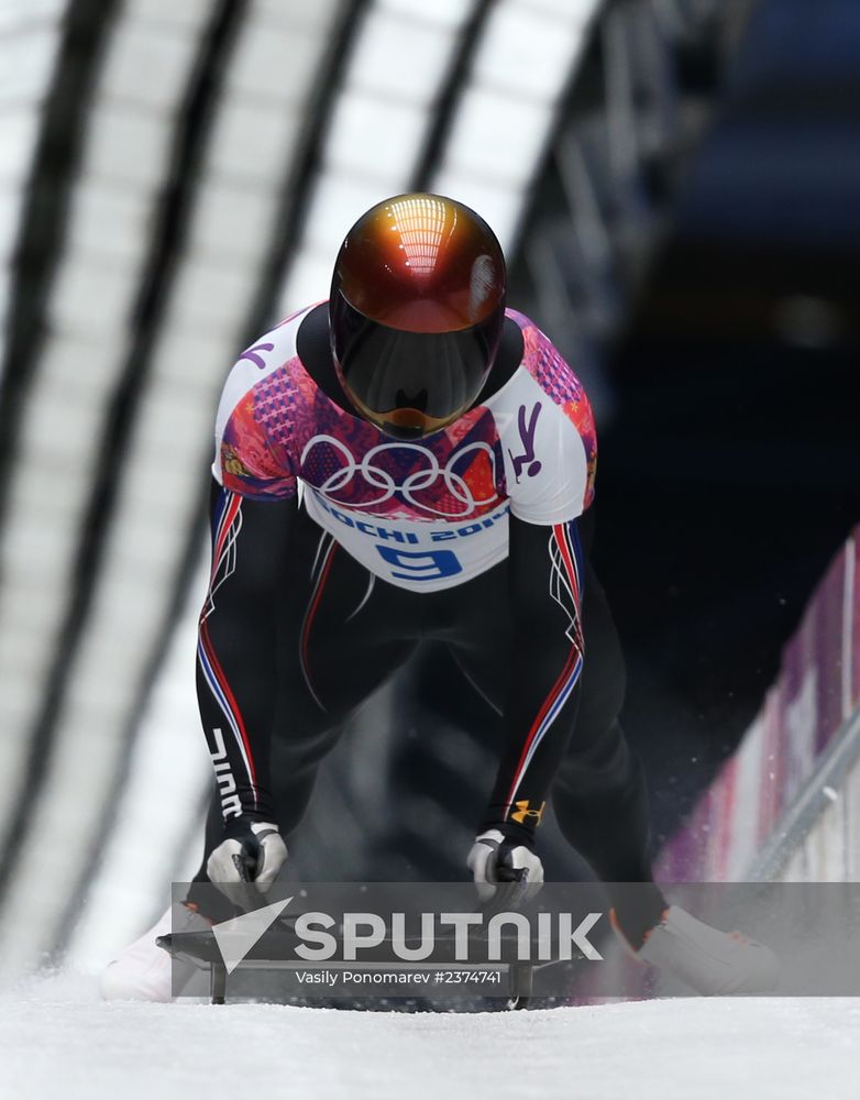2014 Winter Olympics. Skeleton. Men. Day Two