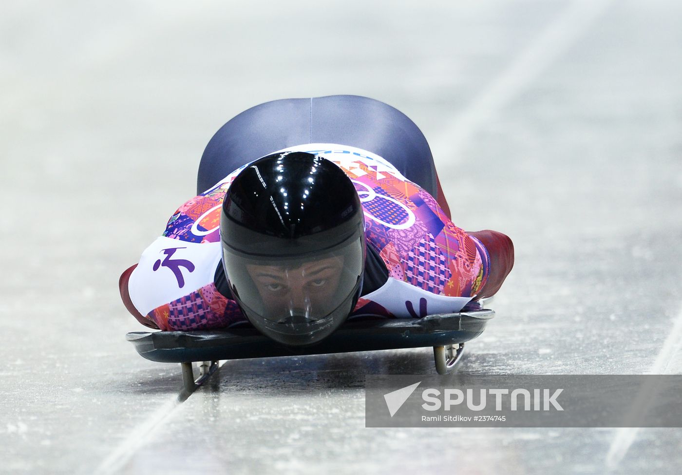 2014 Winter Olympics. Skeleton. Men. Day Two