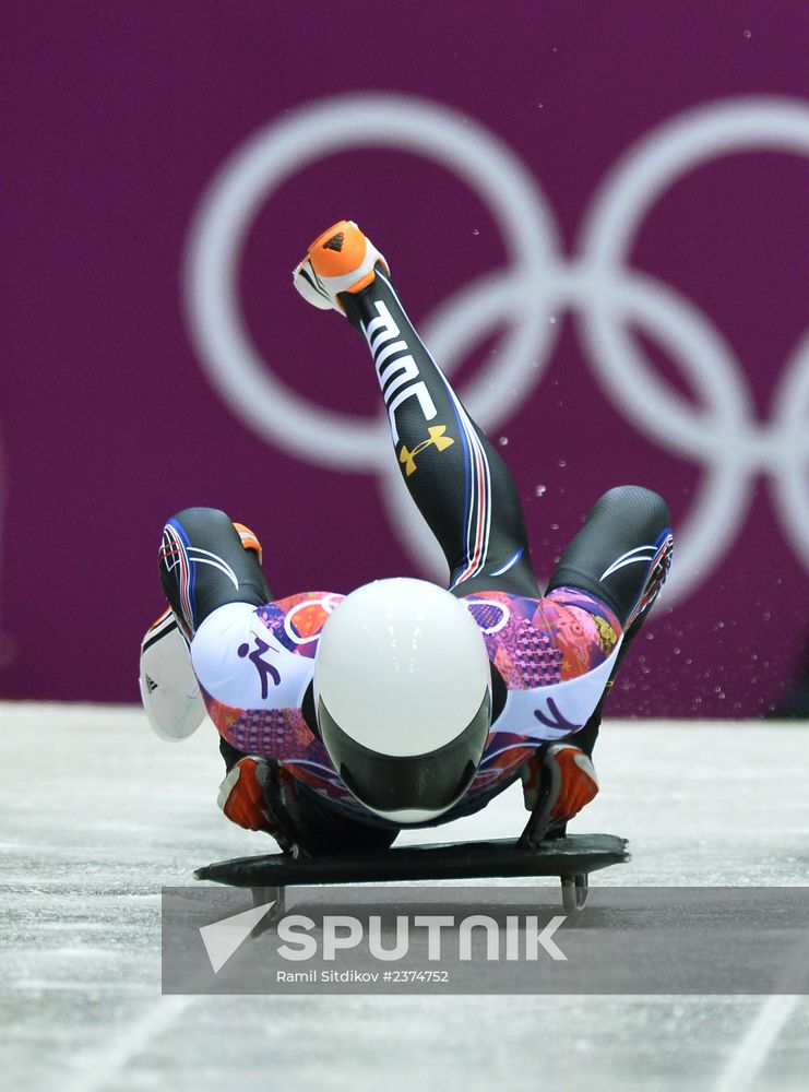 2014 Winter Olympics. Skeleton. Men. Day Two