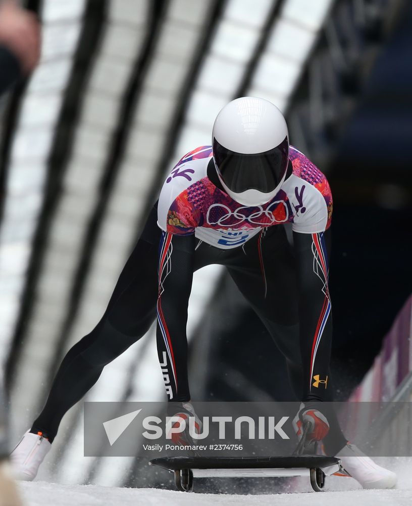 2014 Winter Olympics. Skeleton. Men. Day Two