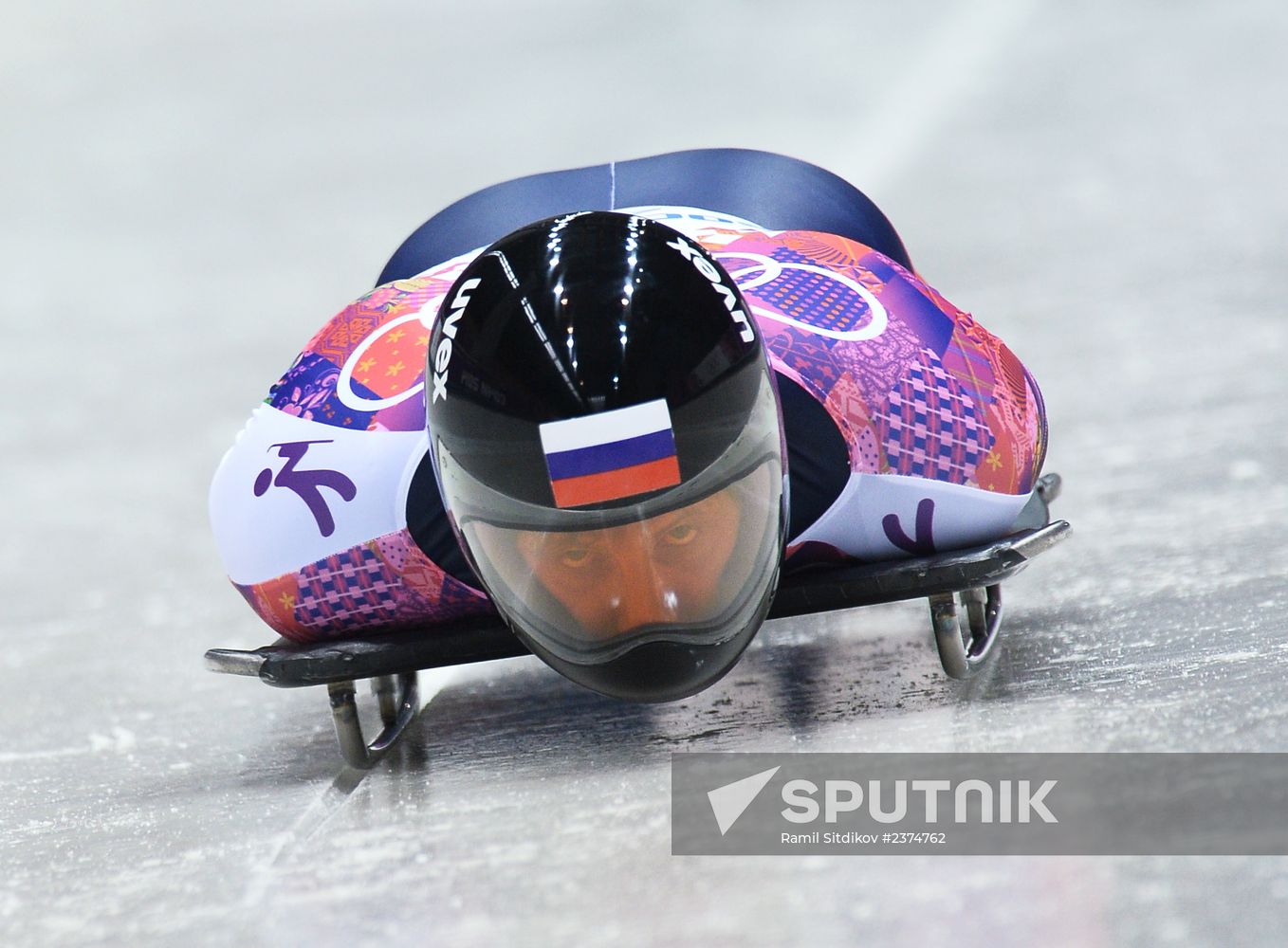 2014 Winter Olympics. Skeleton. Men. Day Two