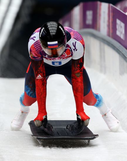 2014 Winter Olympics. Skeleton. Men. Day Two
