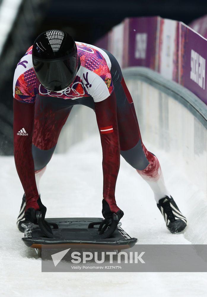 2014 Winter Olympics. Skeleton. Men. Day Two