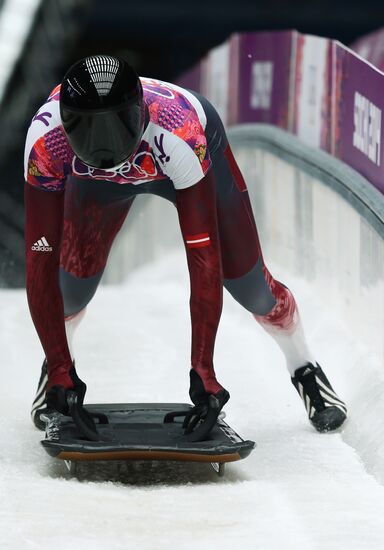 2014 Winter Olympics. Skeleton. Men. Day Two