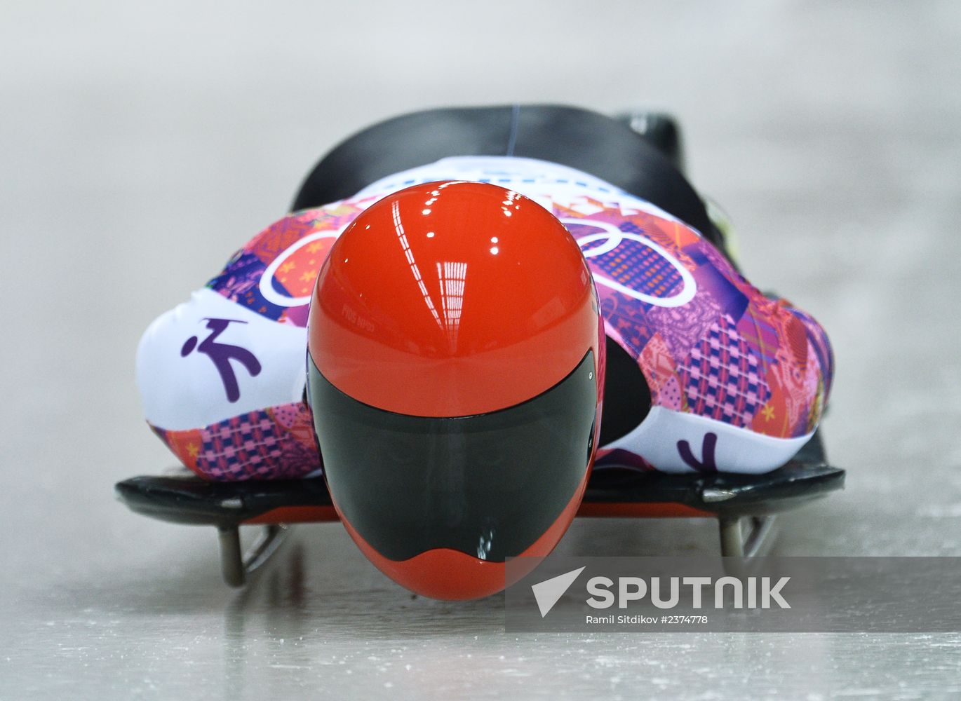 2014 Winter Olympics. Skeleton. Men. Day Two