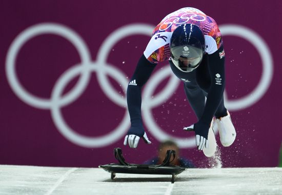 2014 Winter Olympics. Skeleton. Men. Day Two