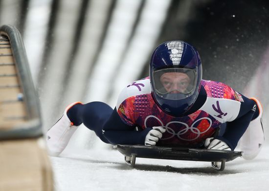 2014 Winter Olympics. Skeleton. Men. Day Two