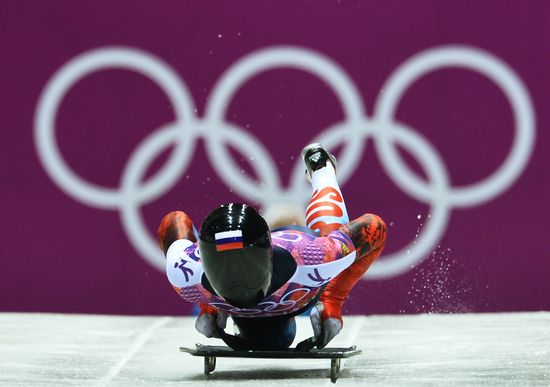 2014 Winter Olympics. Skeleton. Men. Day Two