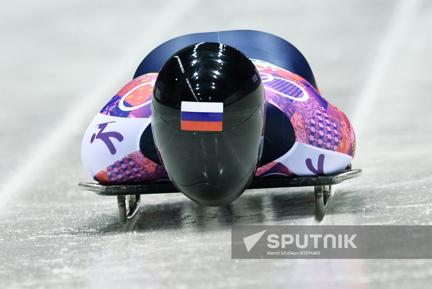 2014 Winter Olympics. Skeleton. Men. Day Two
