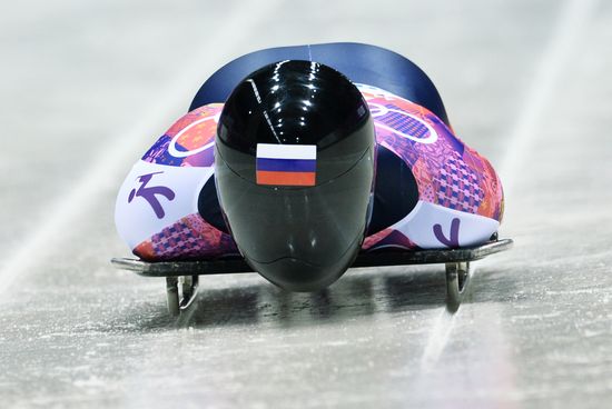 2014 Winter Olympics. Skeleton. Men. Day Two