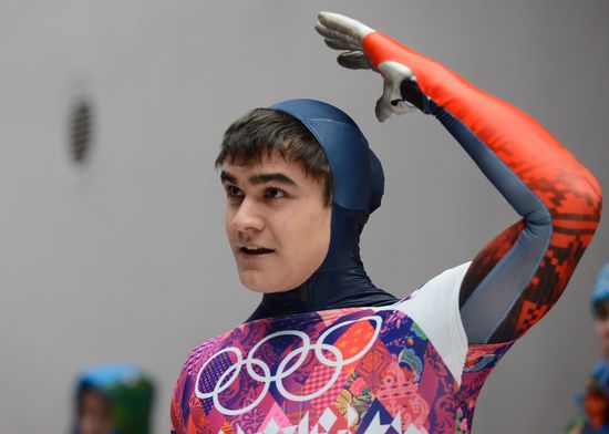 2014 Winter Olympics. Skeleton. Men. Day Two