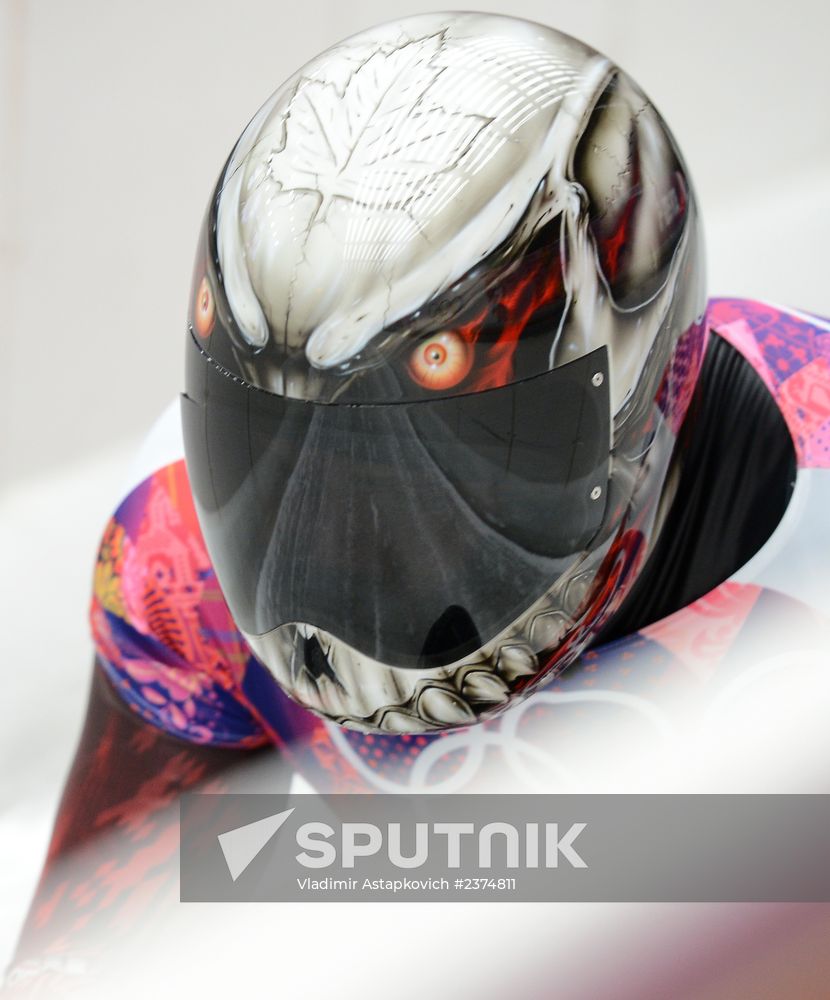 2014 Winter Olympics. Skeleton. Men. Day Two