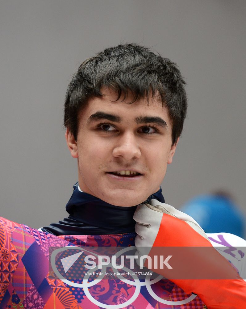 2014 Winter Olympics. Skeleton. Men. Day Two